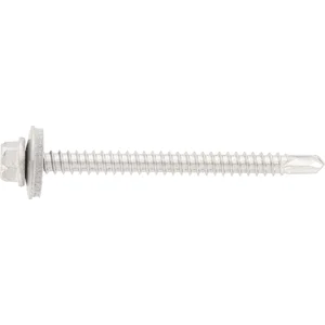 DIN7504K 5.5x 50 Edelstahl A2 Sechskantbohrschraube mit Scheibe ø 16 mm