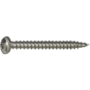 Spanplattenschraube Halbrundkopf 5.0x 40 Vollgewinde Pozidriv 2 Edelstahl A4
