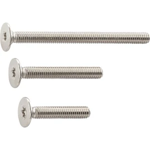 Griffschraube M 4x22 mm, Flach-Senkkopf mit TX 20, Stahl vernickelt