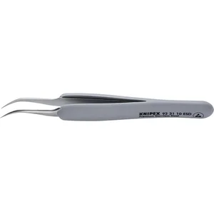 KNIPEX Gummi-Pinzette 923110ESD Edelstahl Länge 122 mm
