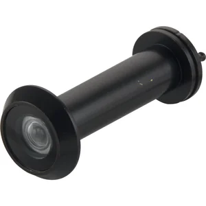 SOLIDO Türgucker ø 14, Linse 200°, TS 50-80 mm, schwarz, brandschutztauglich