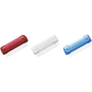 MASTA Nagelbürste Nylon verschiedenfärbig doppelt Länge 9 cm