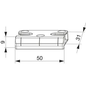 MACO Schließteil iS PVC 12/20-13, SERAL, silber (354739)