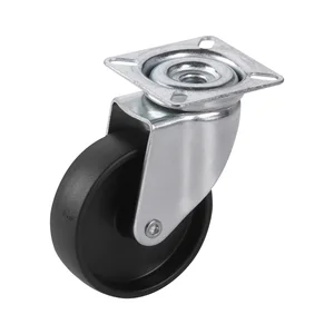 DÖRNER + HELMER Lenkrolle Kunststoff-Rad schwarz 50 mm 35 kg