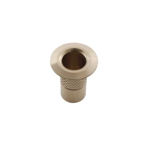 Bodenbüchse ohne Verschluss, 12 mm, Messing blank