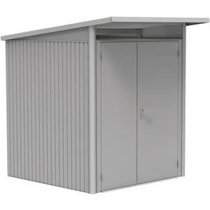 BIOHORT Gerätehaus AvantGarde A1 silber-metallic Doppeltür