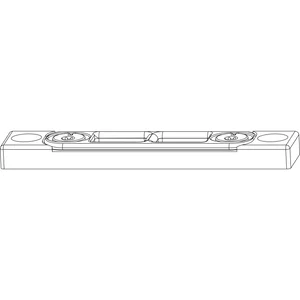 MACO Riegelschließteil Falzluft 12 mm glatt, Eurofalz 18 mm, 9V, +1mm (26745)