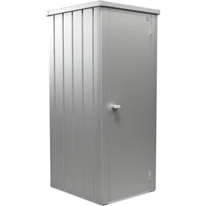 BIOHORT Terrassenschrank Julia L High silber