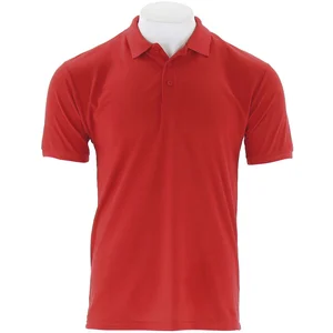 FRUIT OF THE LOOM Polo-Shirt Piqué Type F502 rot XXL