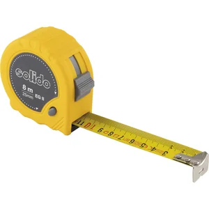 SOLIDO Rollbandmaß 8 m x 25 mm gelb EG-Prüfzeichen Genauigkeit II