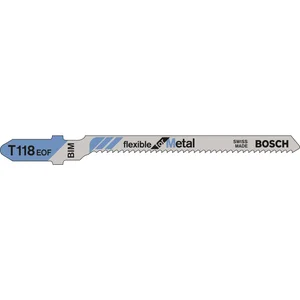 BOSCH Stichsägeblatt T118EOF Metall - 5 Stück