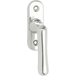 GRUNDMANN Fenstergriff WG ELEGANT 504 -gerade,VK 7 x 35 mm, Alu poliert