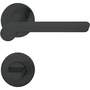 FSB Drückergarnitur 10 1021 flächenbündig WC, 38 - 42, schwarz matt
