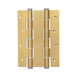 Pendeltürband doppelt wirkend, Rollen ø 16 mm, Höhe 180 mm, Alu gold eloxiert