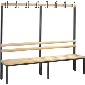 C+P Garderobenbank einseitig Basic 1650 x 1960 x 400 mm