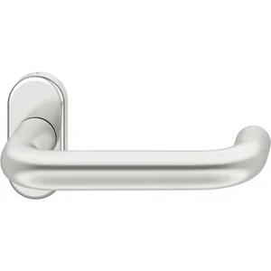 FSB FH-Rahmentürdrücker 09 1070 Standflügel Aluminium silber