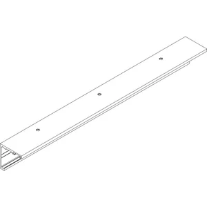 DORMA-Glas Muto 80 Laufschiene auf Maß Deckenmontage Aluminium silber eloxiert