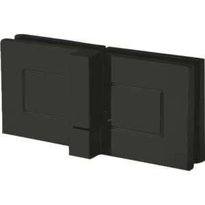 DORMA-Glas Duschtürband TANORA S2 180° Glas-Glas, links, Messing schwarz matt