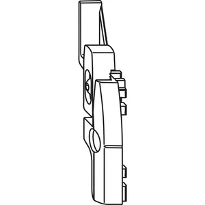 WINKHAUS Schließblech SBA.K.161.DFE-TFE.L.LS für PVC, links, ALUPLAST, Automat