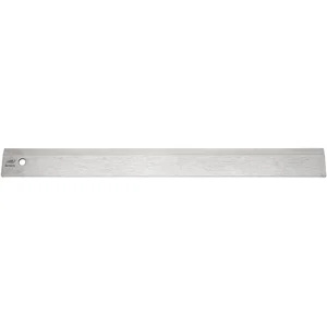HELIOS PREISSER Stahllineal mattverchromt mit Fase Länge 400 mm