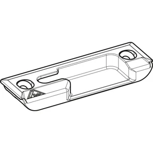 ROTO NT/NX Sicherheits-Schließstück Holz einfräsbar 5L FT 25 mm 13V links Zink