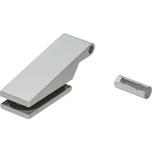 DORMA-Glas Bandoberteil mit Hülse Studio Classic 10.021, silber eloxiert